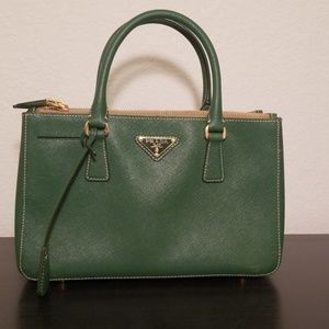 Prada Saffiano Lux VINTAGE Small Green